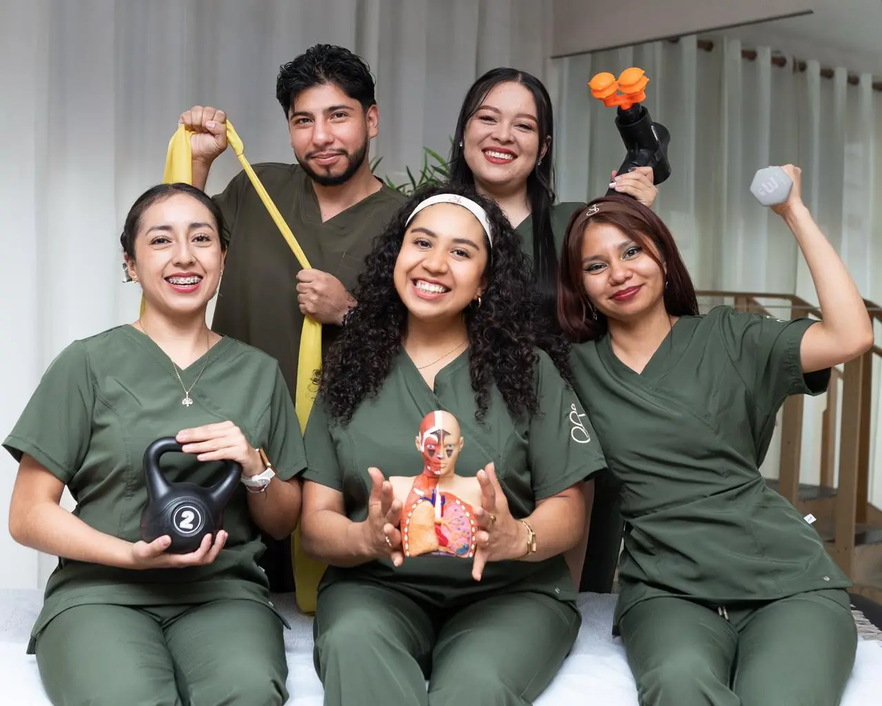 Equipo de Balance con equipo de rehabilitación